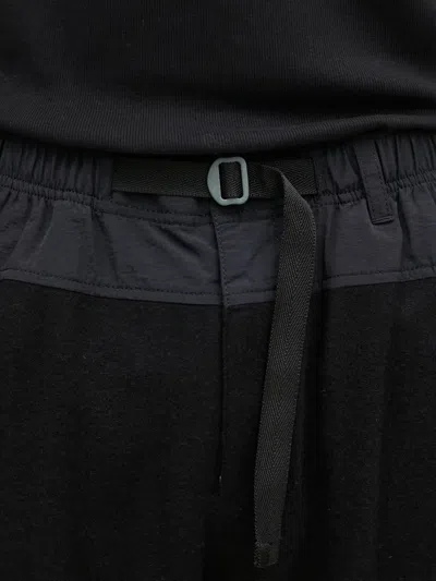 Undercover Panelled Drawstring Trousers In Black