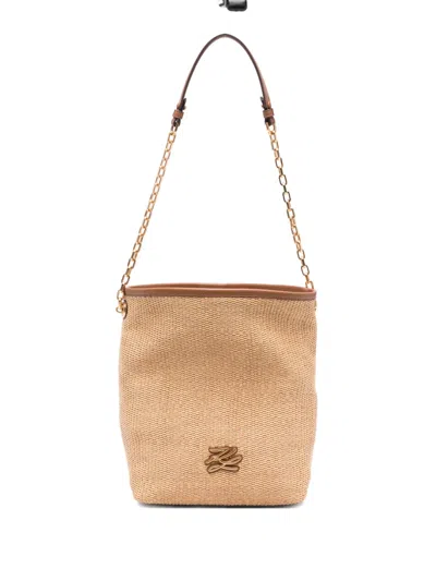 Karl Lagerfeld K/autograph Woven Chain-strap Bag