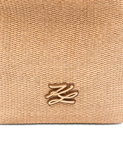 Karl Lagerfeld K/autograph Woven Chain-strap Bag