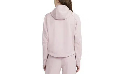 Nike (wmns) As W  Sportswear Tch Flc Wr Essntl Fz Champagne In Pink