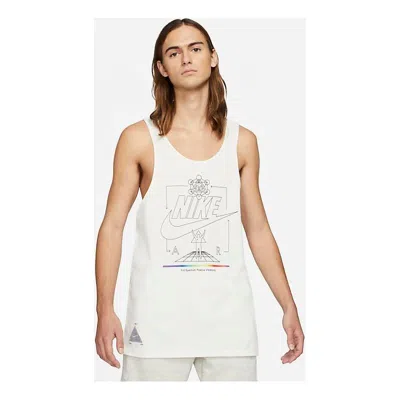 Nike As Men's  Sportswear Tank M2z Wellness Pure In White