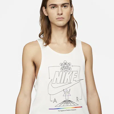 Nike As Men's  Sportswear Tank M2z Wellness Pure In White