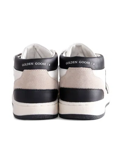 Golden Goose June Suede And Leather High-top Sneakers In White