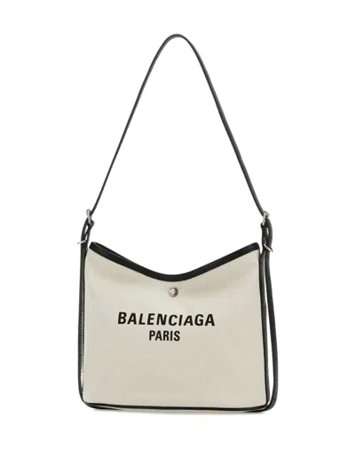 Balenciaga Biarri Logo-plaque Canvas Shoulder Bag