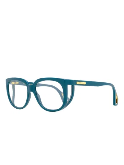 Gucci Square-frame Glasses In Blue