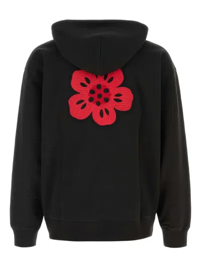 Kenzo Hoodie Boke Flower In Black