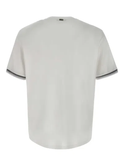 Herno Pocket Crew-neck T-shirt In Gray