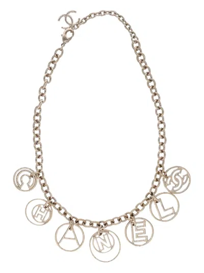 Pre-owned Chanel Cc Hula Hoop Cuba Necklace