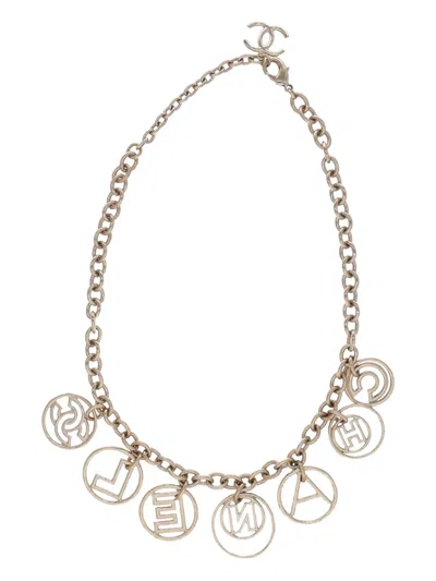 Pre-owned Chanel Cc Hula Hoop Cuba Necklace