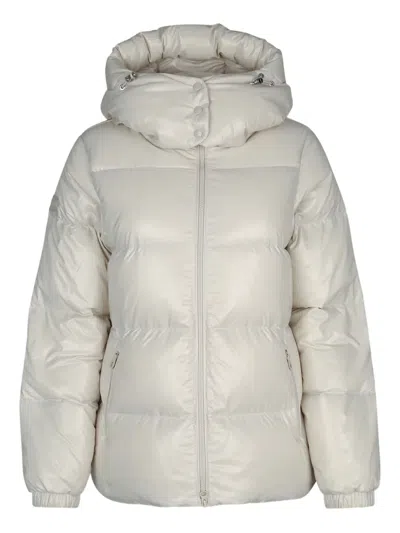 Duvetica Hooded Puffer Jacket In White