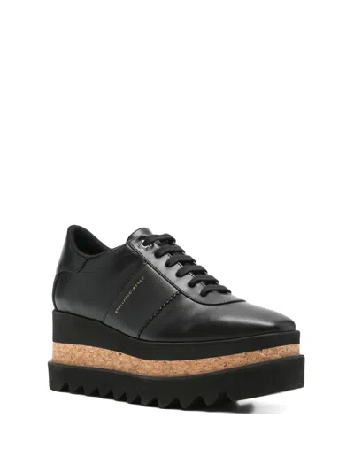 Stella Mccartney Elyse Platform Brogues With Contrast Sole In Black