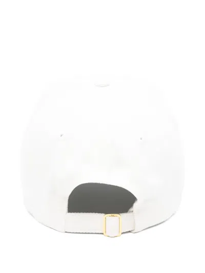 Casablanca Logo-embroidered Baseball Cap In White