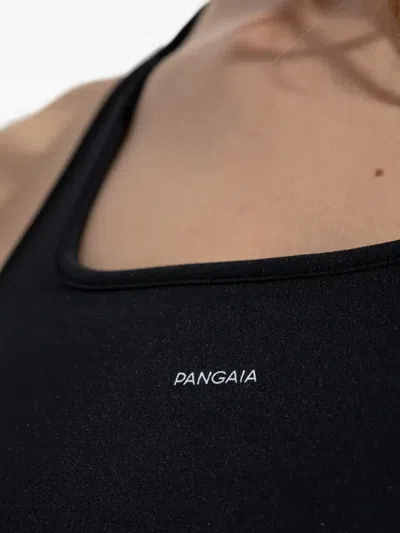 Pangaia Racer-back Compression Tank Top In Black