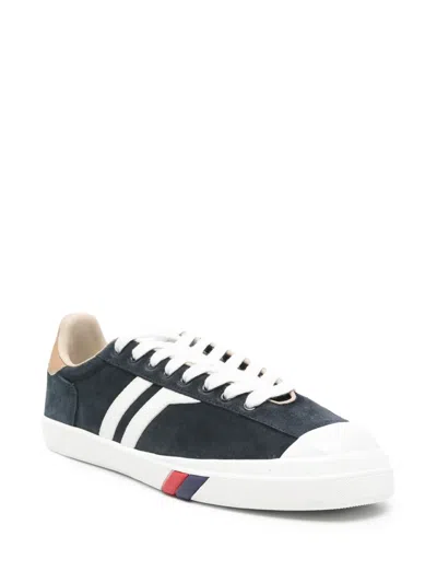 Pro-keds Suede Leather Stripe Low-tops In Blue