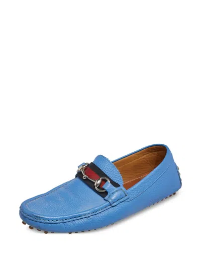 Pre-owned Gucci Horsebit Leather Loafers