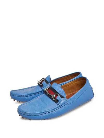 Pre-owned Gucci Horsebit Leather Loafers