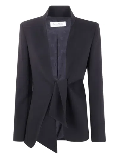 Max Mara Tailored Suit With Long Sleeves And Notched Lapel In Multi