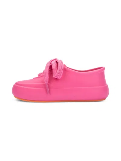Melissa Free Hug Lace-up Sneakers In Pink
