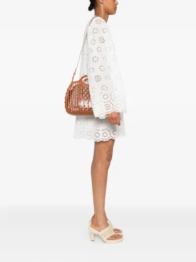 Chloé Cage Tote Bag In Jelly
