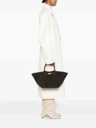 Demellier Medium The Midi New York Suede Tote Bag