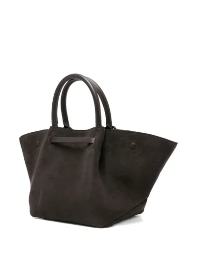 Demellier Medium The Midi New York Suede Tote Bag