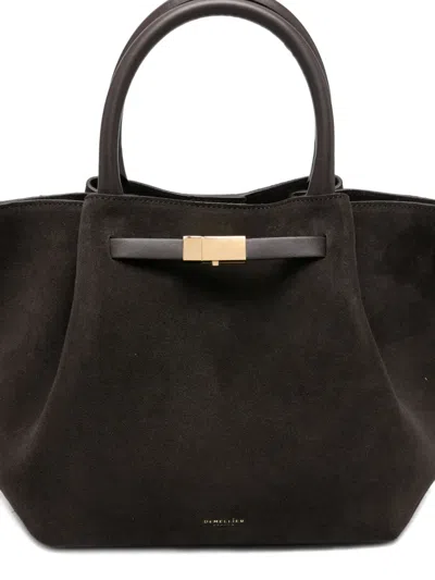 Demellier Medium The Midi New York Suede Tote Bag