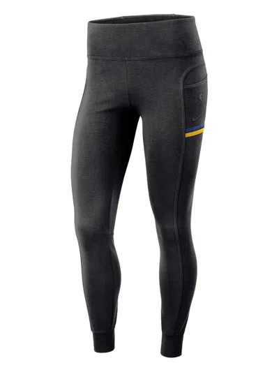 Nike Wonba Golden State Warriors Leggings In Gray