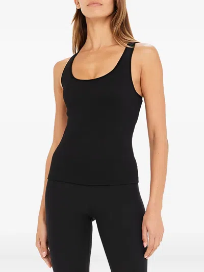 The Upside Cross-back Performance Tank Top In Black