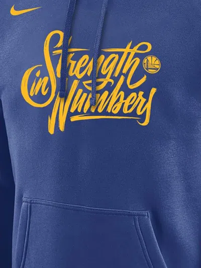 Nike Golden State Warriors "strength In Numbers" Hoodies In Blue
