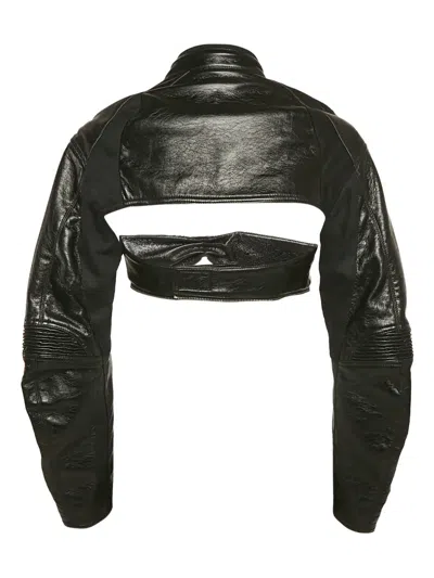 Pre-owned Coperni  Cropped Biker Jacket