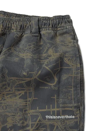 This Is Never That Graphic-print Drawstring Trousers