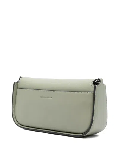 Karl Lagerfeld K/signature Logo Leather Bag