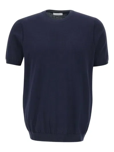 Diktat Short-sleeve Ribbed-edge Sweater