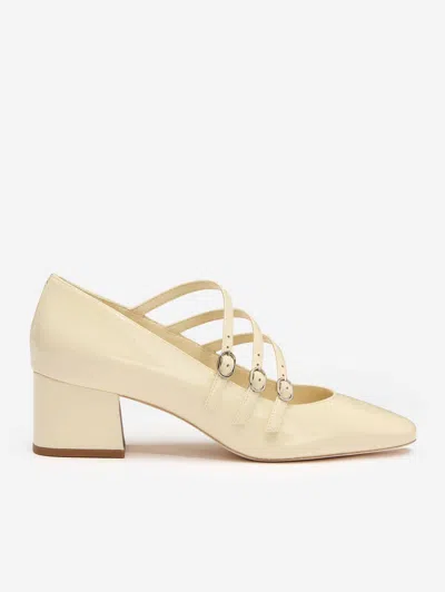 Reformation Mimi Buckle Pump In Yellow