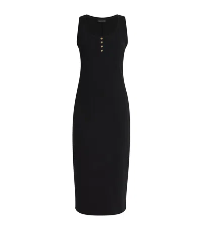 Anine Bing Alessia Cotton-blend Jersey Midi Dress