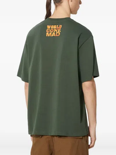 A Bathing Ape World Gone Mad T-shirt In Green