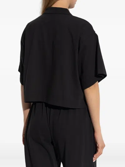 Alexander Wang Short Sleeved Cropped Polo T-shirt