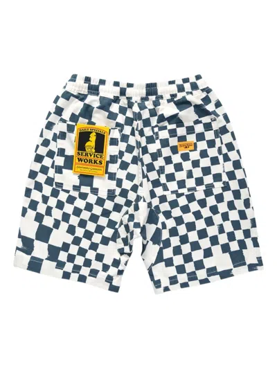Service Works Chef Check-pattern Shorts