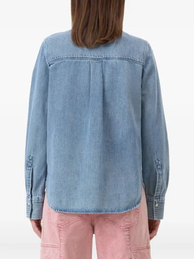 Closed Organic Cotton Shirt In Blue