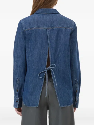 Closed Denim Button-up Shirt In Blue