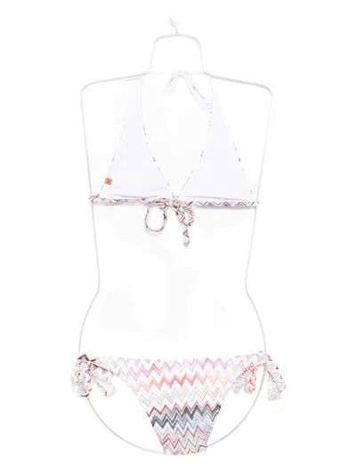 Missoni Zigzag-motif Bikini Set In Multi