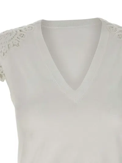 Kaos V-neck Top In Gray
