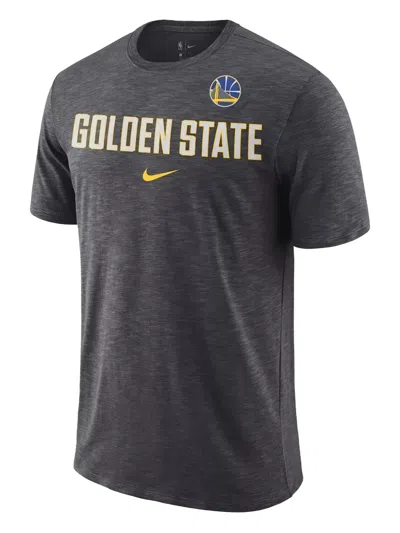 Nike Nba Golden State Warriors Dri-fit T-shirt In Gray