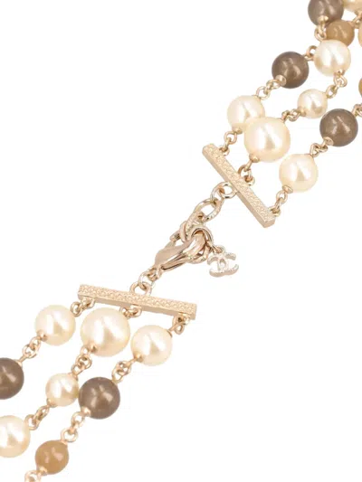 Pre-owned Chanel Cc-logo Necklace