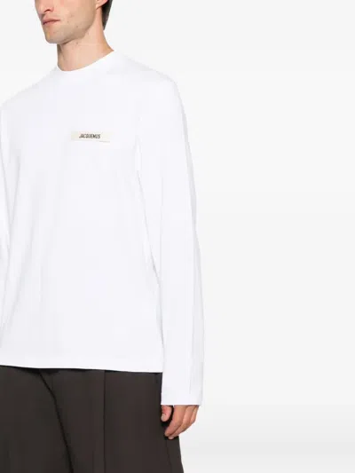 Jacquemus Le Tshirt Gros Grain Cotton Ls  T-shirt