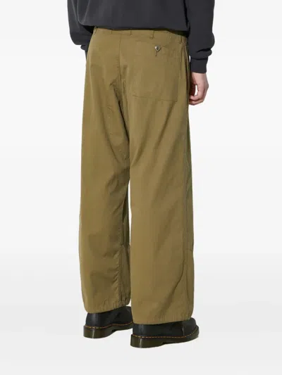 Human Made Logo-patch Trousers In Green