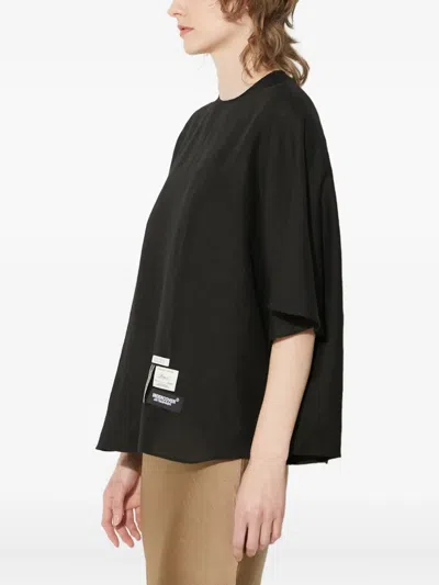 Undercover Chain-embellished Boxy Top In Black