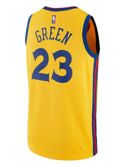 Nike Nba Golden State Warriors "chinese Heritage" Jersey In Yellow
