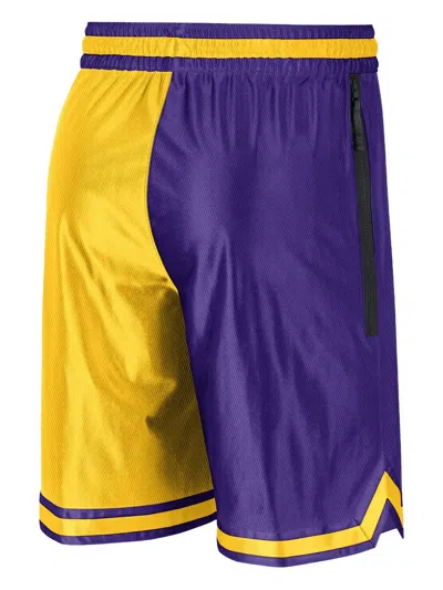Nike La Lakers Courtside Nba Shorts In Yellow