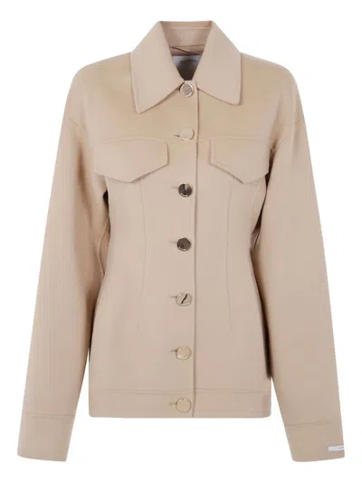 Sportmax Button-fastening Flap-pocket Jacket In White